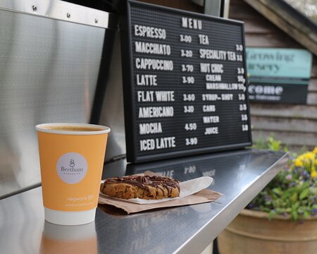 New! Coffee to go at The Growing Nursery