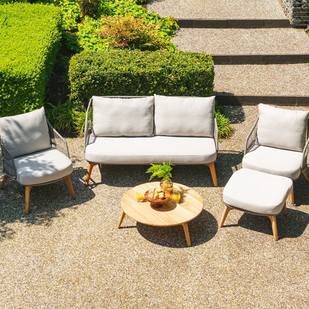 4 Seasons Outdoor Ancora Lounge Set With Footstool