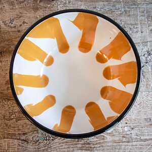 A Little Color Yellow Big Salad Bowl