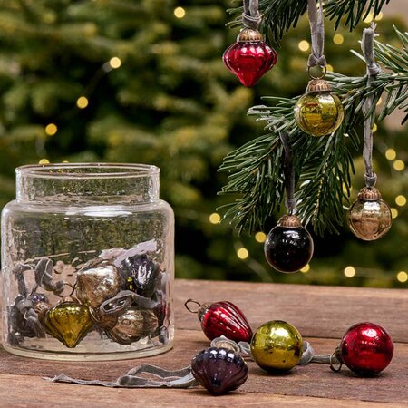 Adisa Nkuku Bauble Jar - Mixed Colours - Pack of 16