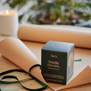 Aery Living Christmas Collection Nordic Fireside Scented Candle