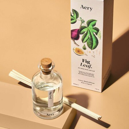 Aery Living Fig Leaf Reed Diffuser - Black Fig Vetiver & Cedarwood