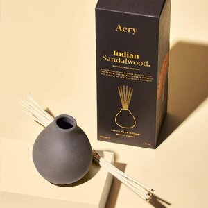 Aery Living Indian Sandalwood Reed Diffuser - Pepper Raspberry & Tonka