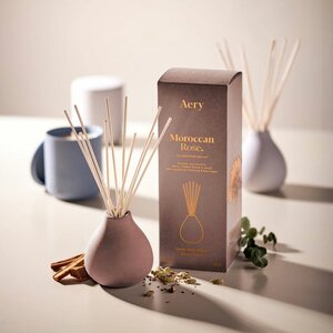 Aery Living Moroccan Rose Reed Diffuser - Rose Tonka & Musk