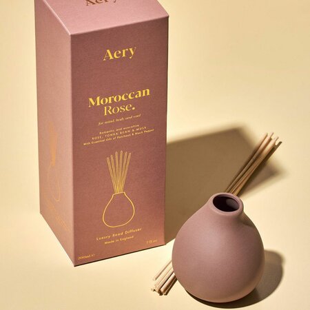 Aery Living Moroccan Rose Reed Diffuser - Rose Tonka & Musk