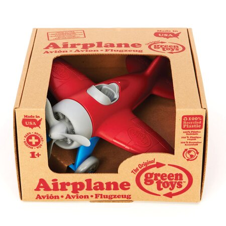 Green Toys Airplane Red Wings