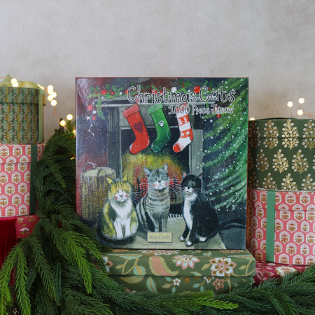 Alex Clark Christmas Cats 1000 Piece Jigsaw Puzzle