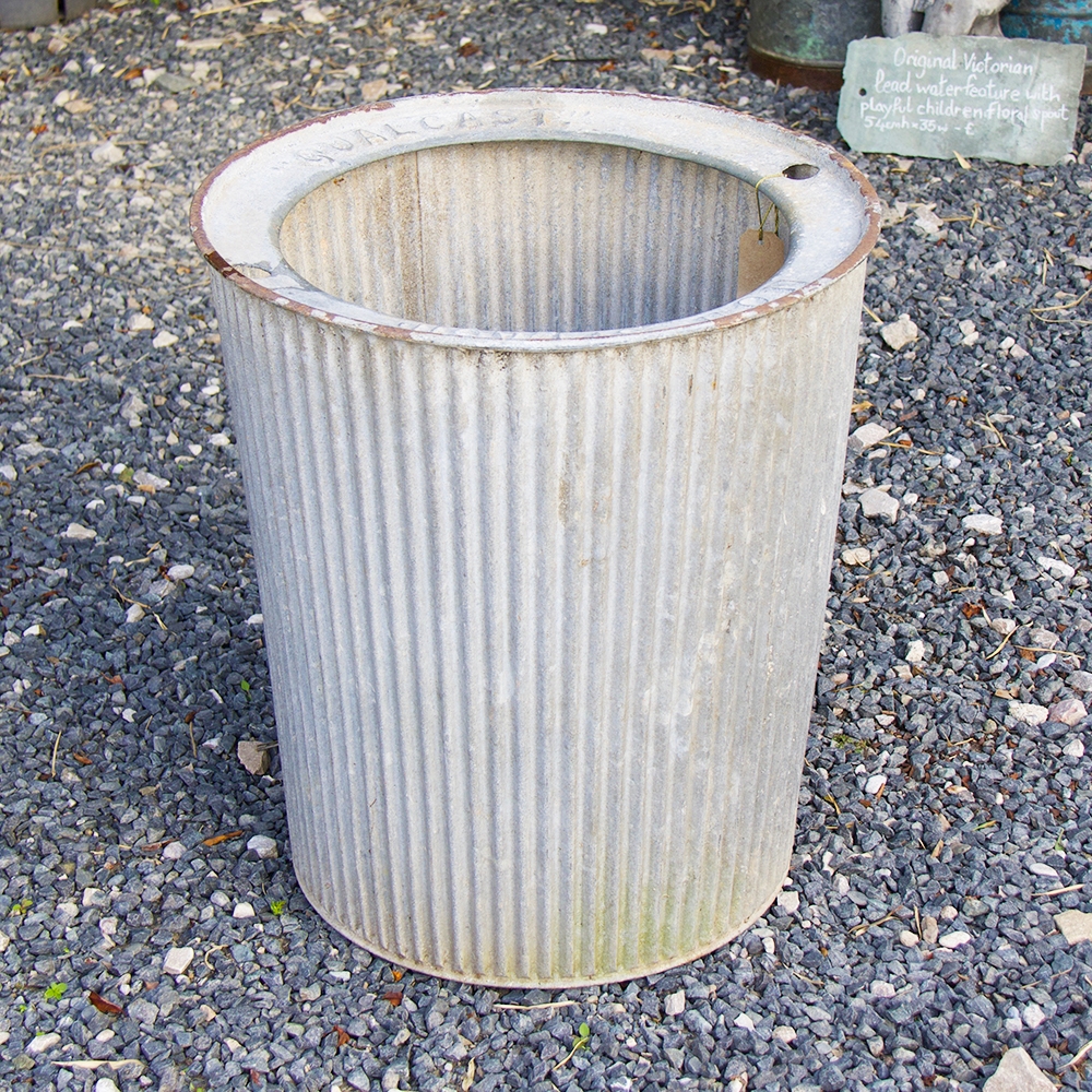 Antique Galvanised Dolly Tub Beetham Nurseries