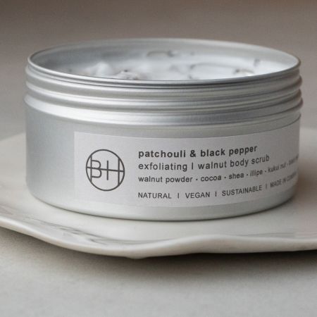 Bath House Patchouli & Black Pepper Body Scrub 200ml