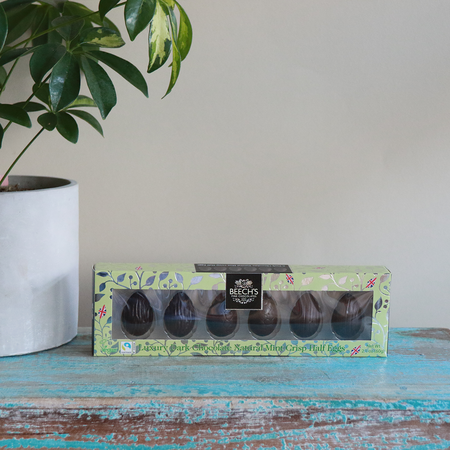 Beech's Dark Chocolate Mint Crisp Mini Half Eggs
