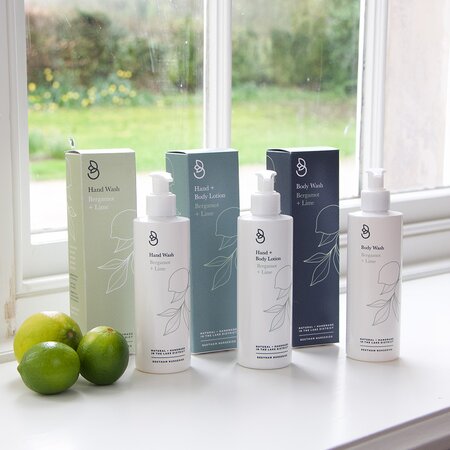 Beetham Nurseries Bergamot & Lime Skincare Range