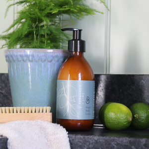 Beetham Nurseries Bergamot & Lime Hand & Body Lotion Amber Glass 300ml