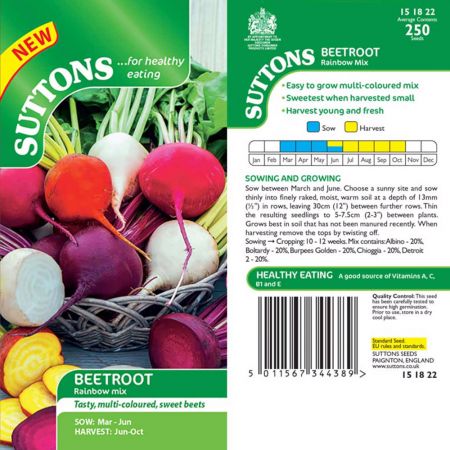 Beetroot Seeds - Rainbow Mix