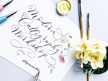 Beginners Modern Calligraphy Workshop - Friday 4th June 2027