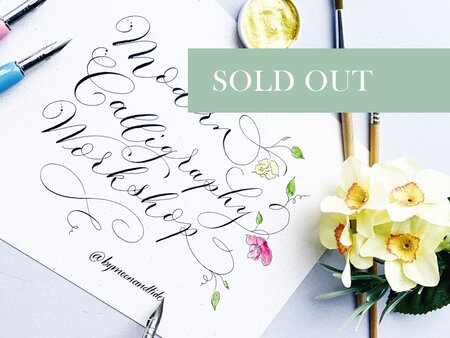 Beginners Modern Calligraphy Workshop - Friday 5th June 2026