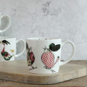 Best Buds Bird Mug by Anna Wright