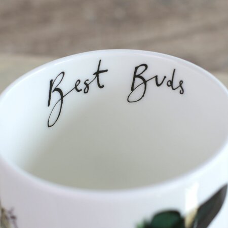 Best Buds Bird Mug by Anna Wright