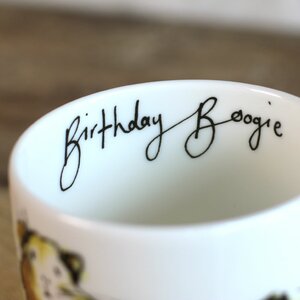 Birthday Boogie Guinea Pig Mug by Anna Wright