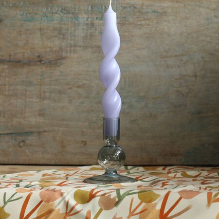 Bloomingville Isse Green Glass Candlestick