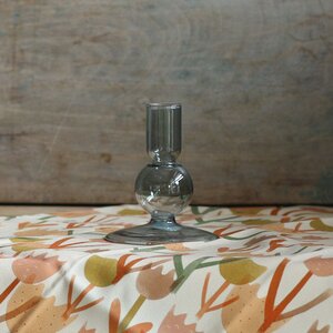 Bloomingville Isse Green Glass Candlestick