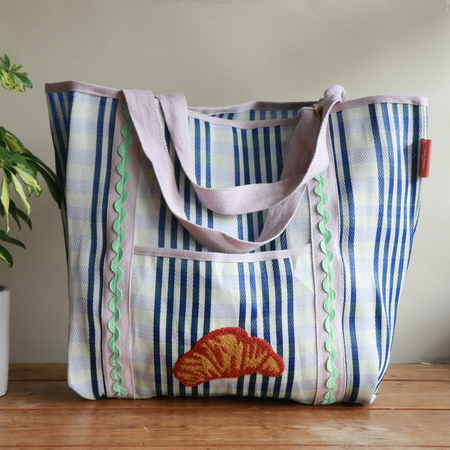Bon Appetit Recycled Plastic Croissant Tote Bag