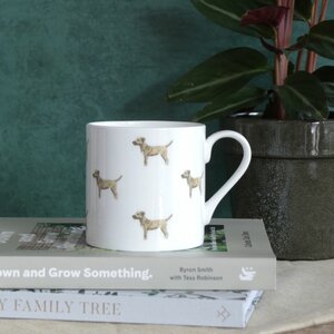 Border Terrier Large Mug by Sophie Allport