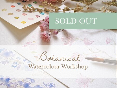 Botanical Watercolour Workshop - Wednesday 1st July 2026