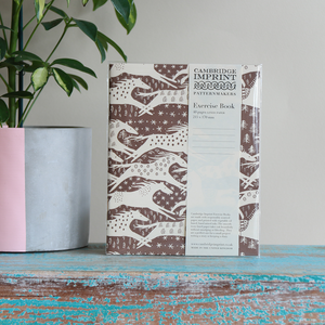 Cambridge Imprint Exercise Book Horses Chocolate (Lined)