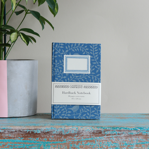 Cambridge Imprint Hardback Notebook Dancing Hare Blue (Lined)