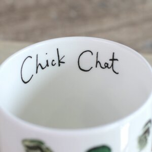 Chick Chat Bird Mug by Anna Wright