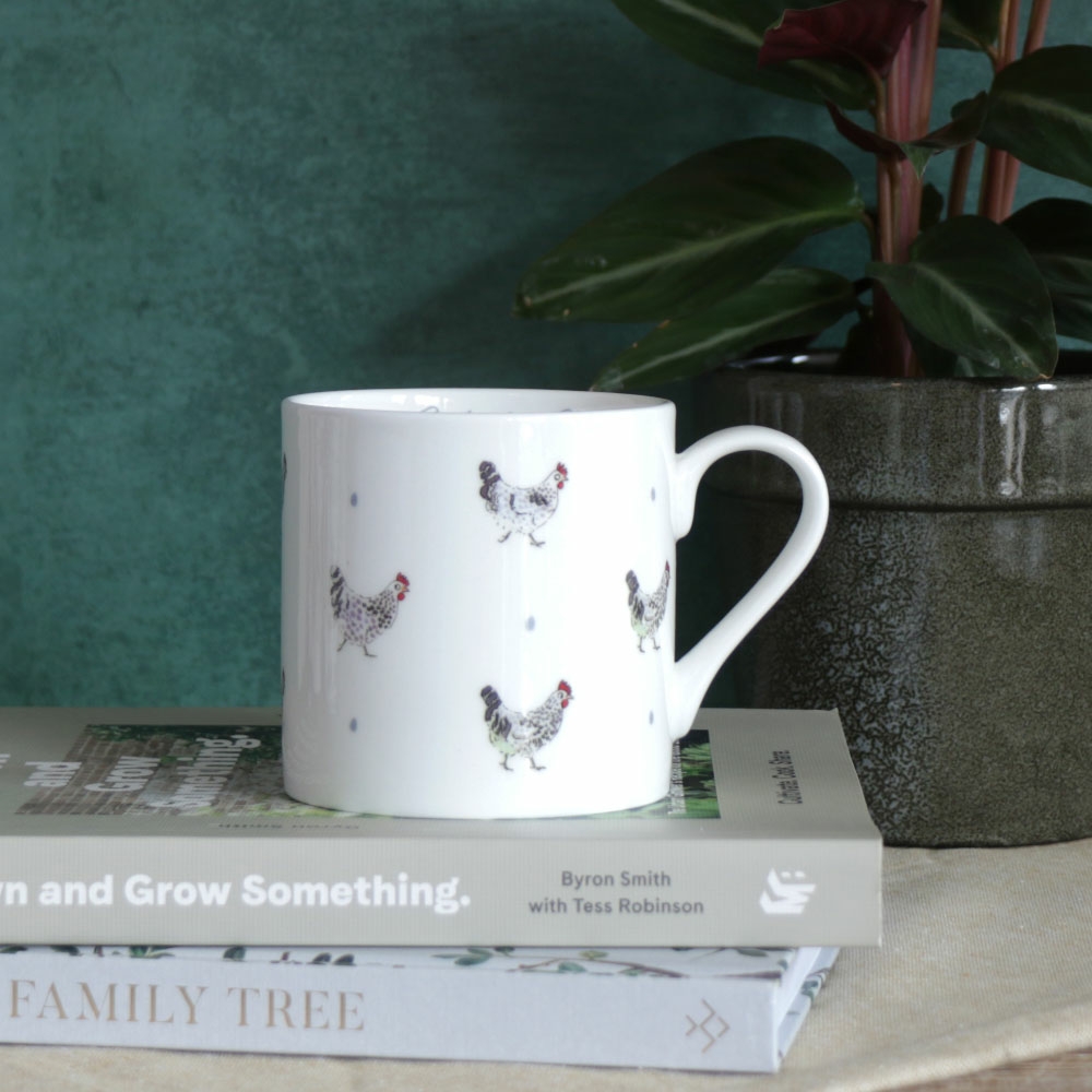 Chicken & Egg Large Mug by Sophie Allport Beetham Nurseries