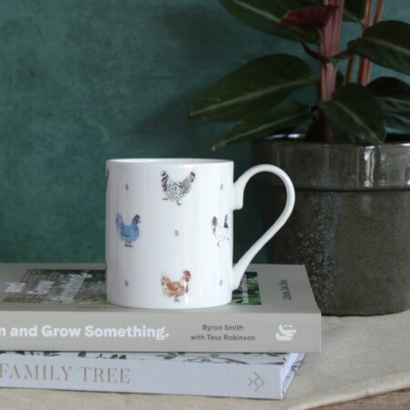 Cluck Cluck Cluck Mug by Sophie Allport
