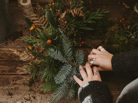 Contemporary Wreath Making Workshop - Saturday 29th November 2025 PM