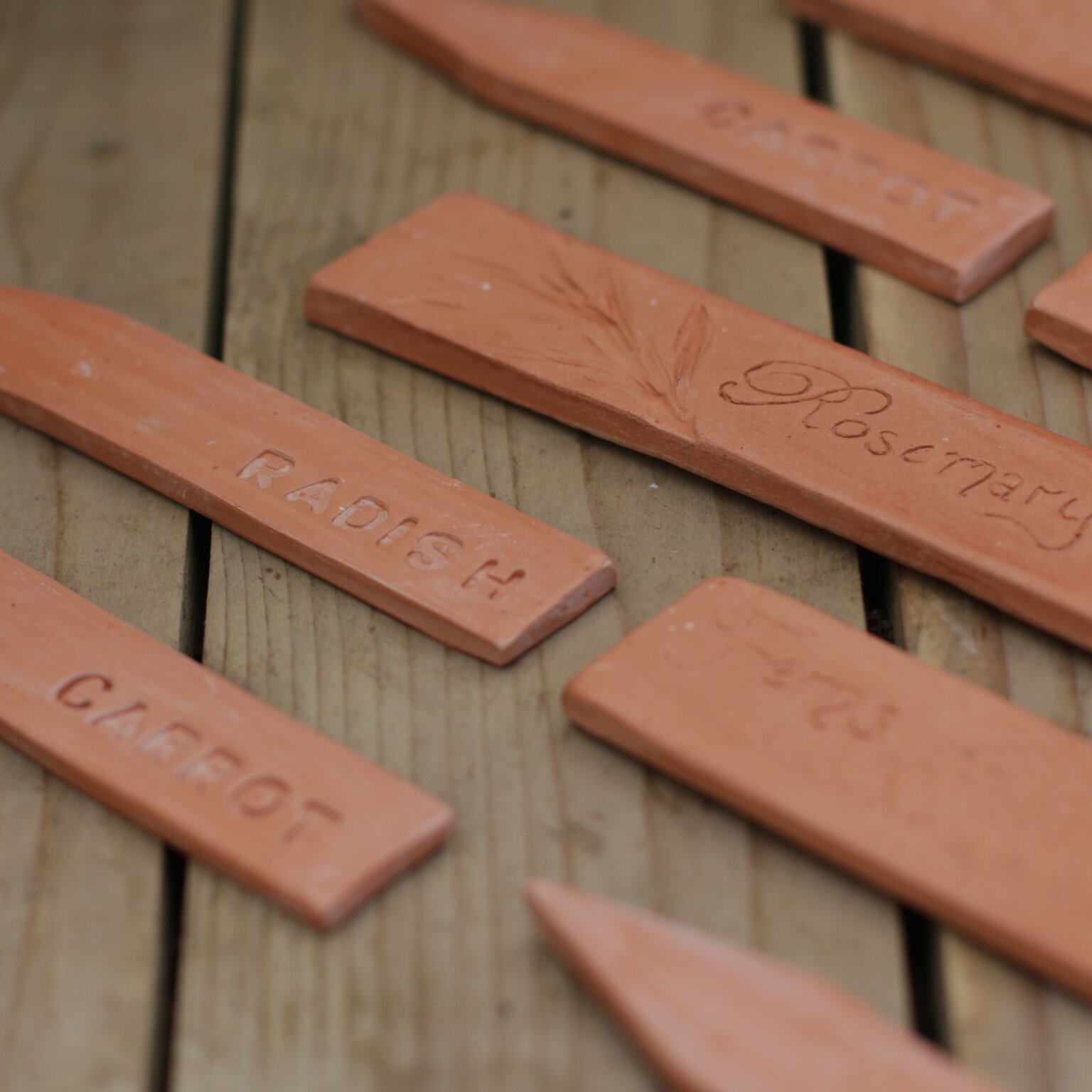 Design and Create Your Own Terracotta Plant Markers