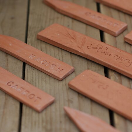 Design and Create Your Own Terracotta Plant Markers Workshop - Wednesday 10th August 2022
