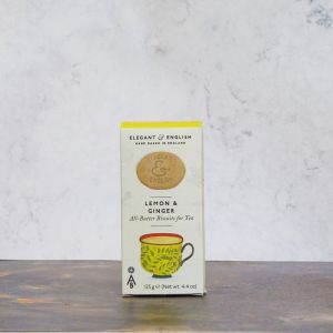 Elegant & English Lemon & Ginger Biscuits