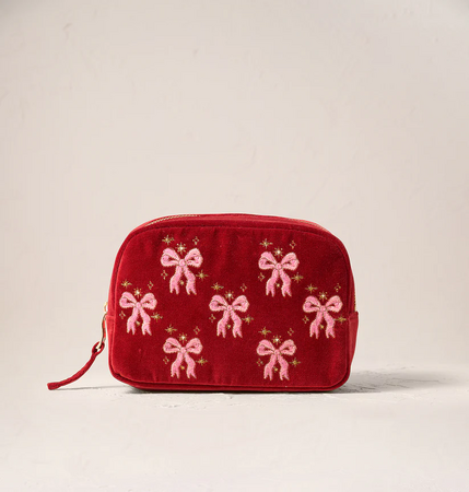 Elizabeth Scarlett Dazzling Bows Makeup Bag