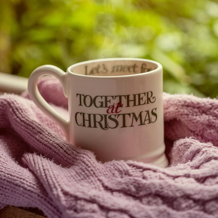 Emma Bridgewater Christmas Toast Best Of Friends 1/2 Pint Mug Back