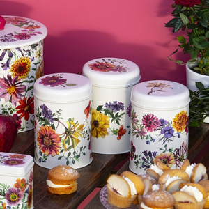 Emma Bridgewater Garden Flowers Set of 3 Round Caddies