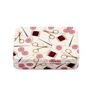 Emma Bridgewater Pink Crafting Small Shallow Tin