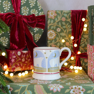 Emma Bridgewater Polar Bear Snow Globe 1/2 Pint Mug