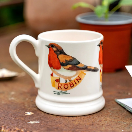 Emma Bridgewater Robin 1/2 Pint Mug