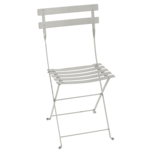 Fermob Bistro metal folding chair in Clay Grey
