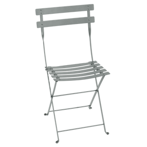 Fermob Bistro metal folding chair in Lapilli Grey