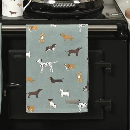 Fetch Tea Towel by Sophie Allport