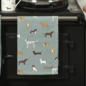 Fetch Tea Towel by Sophie Allport