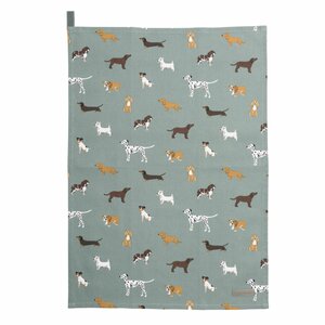 Fetch Tea Towel by Sophie Allport