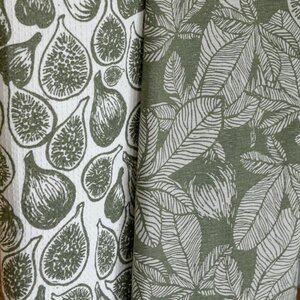 Fig Tree Burnt Olive 2 Pack Tea Towels