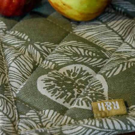Fig Tree Burnt Olive Pot Holder