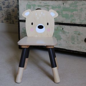 Forest Bear Wooden Chair - image 1